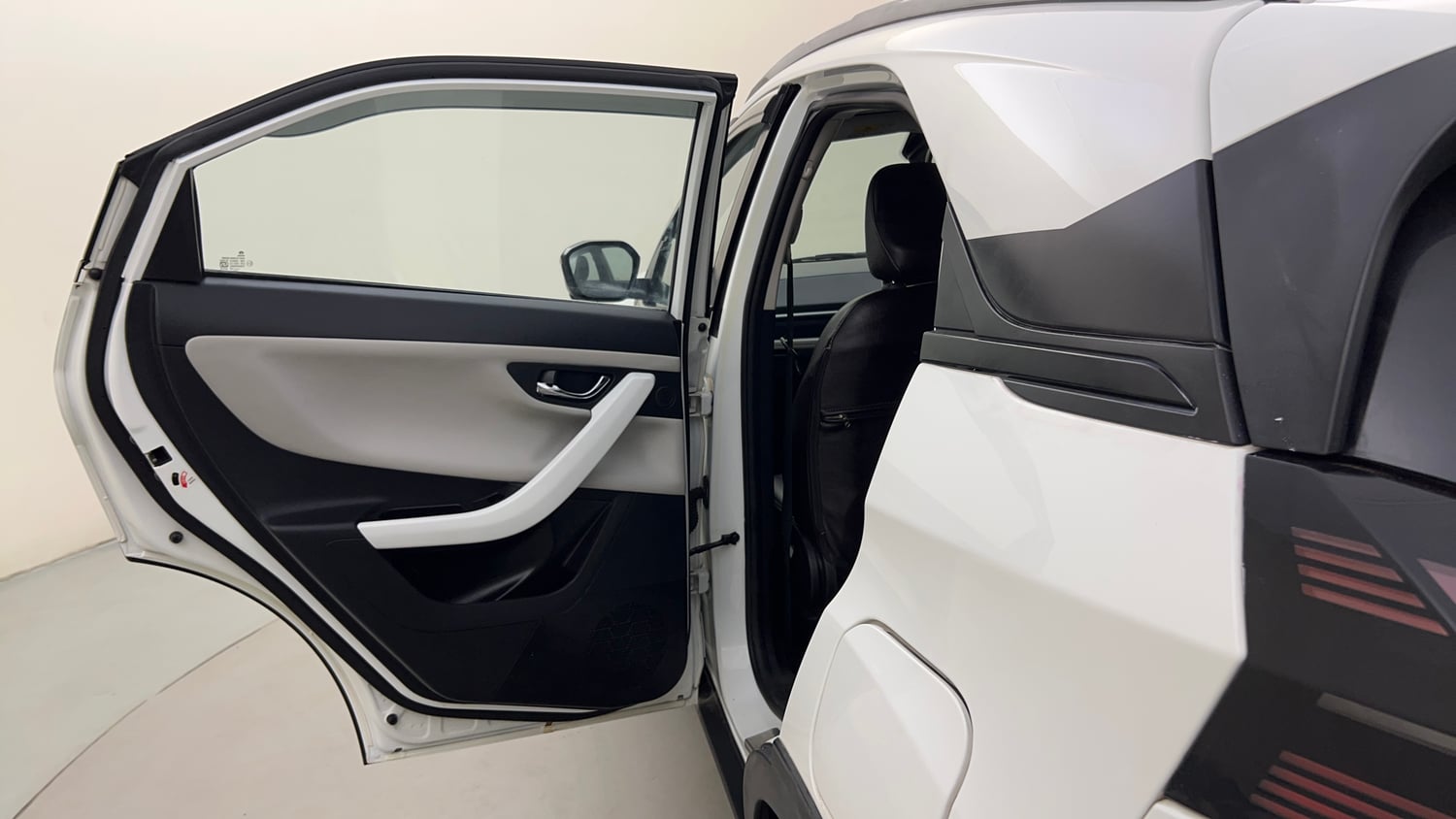 Used 2024 Tata Nexon Creative Plus S 1.2 Revotron Petrol 7DCA Petrol Automatic interior LEFT REAR DOOR OPEN VIEW