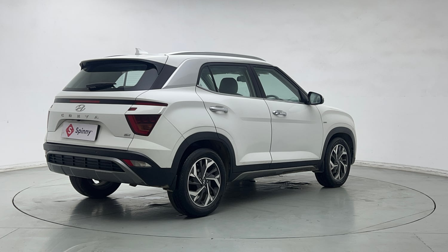 Used 2021 Hyundai Creta SX (O) 1.5 Diesel Automatic Diesel Automatic exterior RIGHT REAR CORNER VIEW