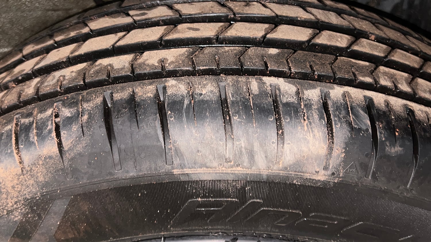 Used 2023 Tata Punch Creative Dual Tone AMT Petrol Automatic tyres LEFT REAR TYRE TREAD VIEW
