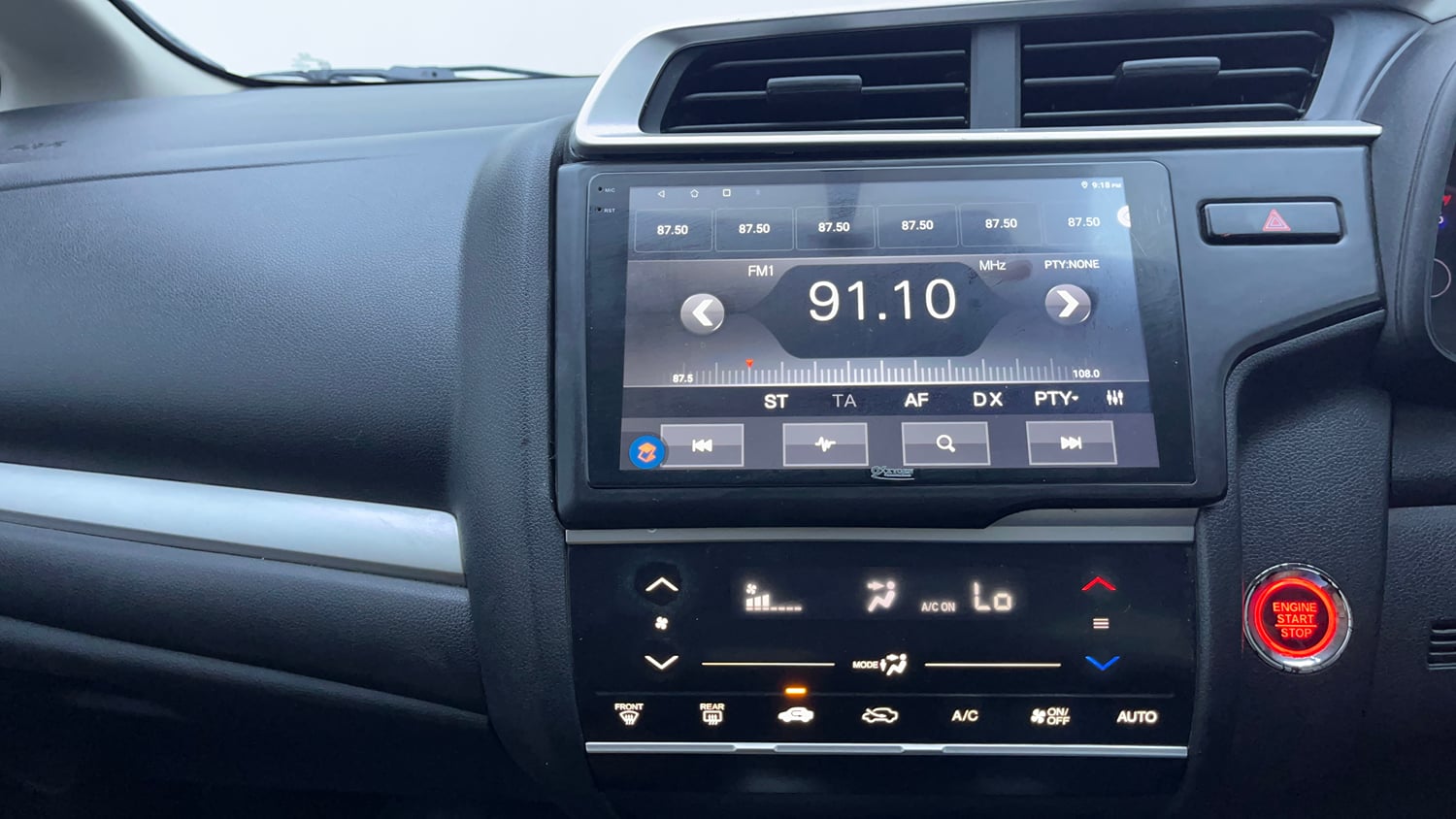 Used 2018 Honda WR-V VX MT Diesel Diesel Manual interior MUSIC SYSTEM & AC CONTROL VIEW