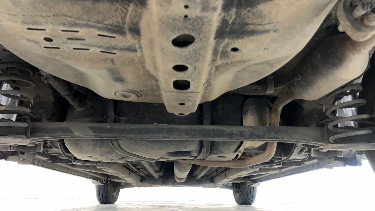 Used 2016 Maruti Suzuki Swift Dzire VXI Petrol Manual extra REAR UNDERBODY VIEW (TAKEN FROM REAR)