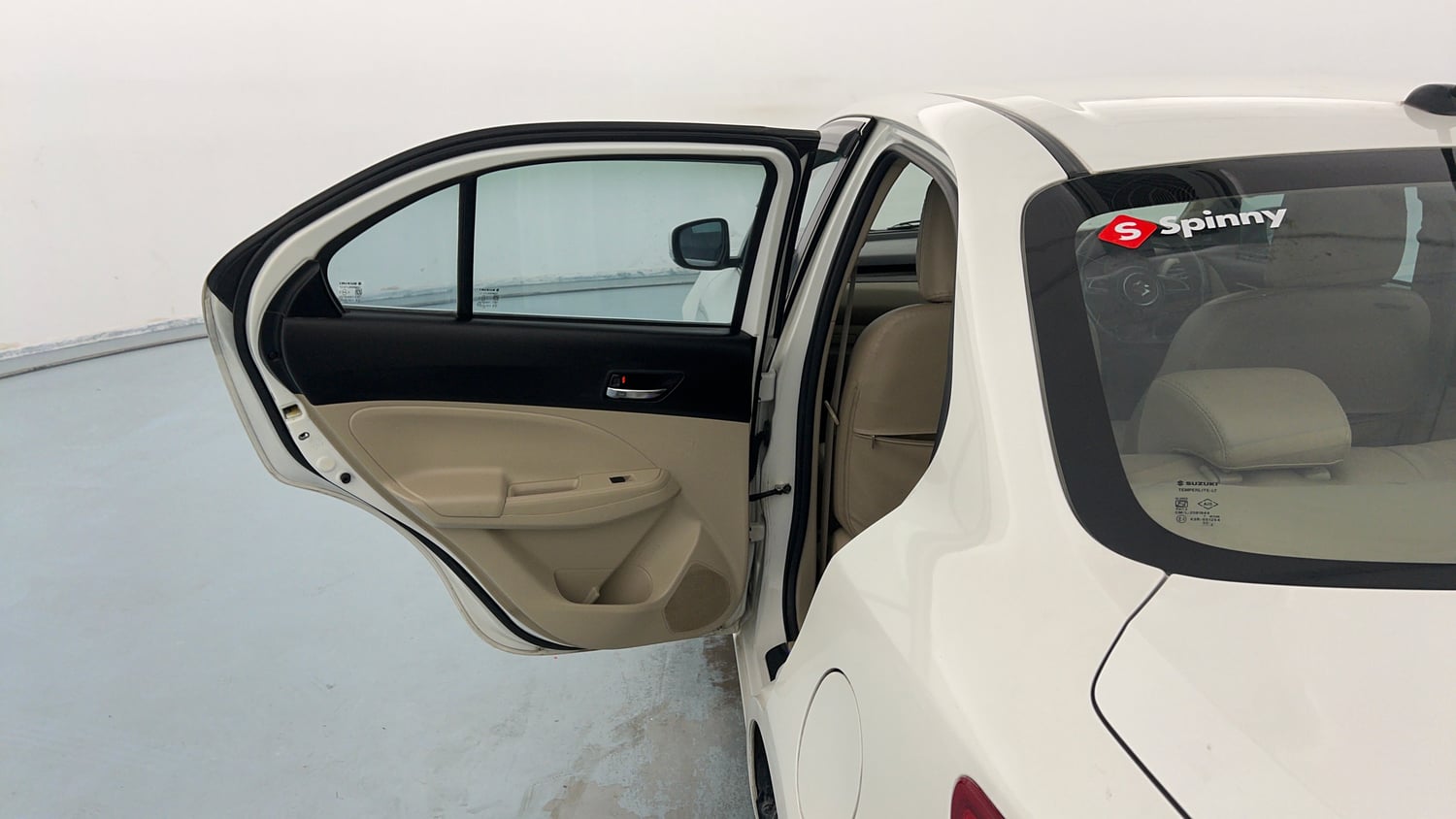 Used 2022 Maruti Suzuki Dzire VXi AGS Petrol Automatic interior LEFT REAR DOOR OPEN VIEW