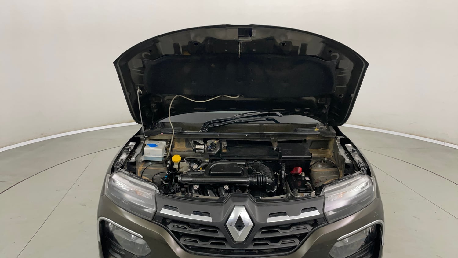 Used 2023 Renault Kwid RXT 1.0 Petrol Manual engine ENGINE & BONNET OPEN FRONT VIEW