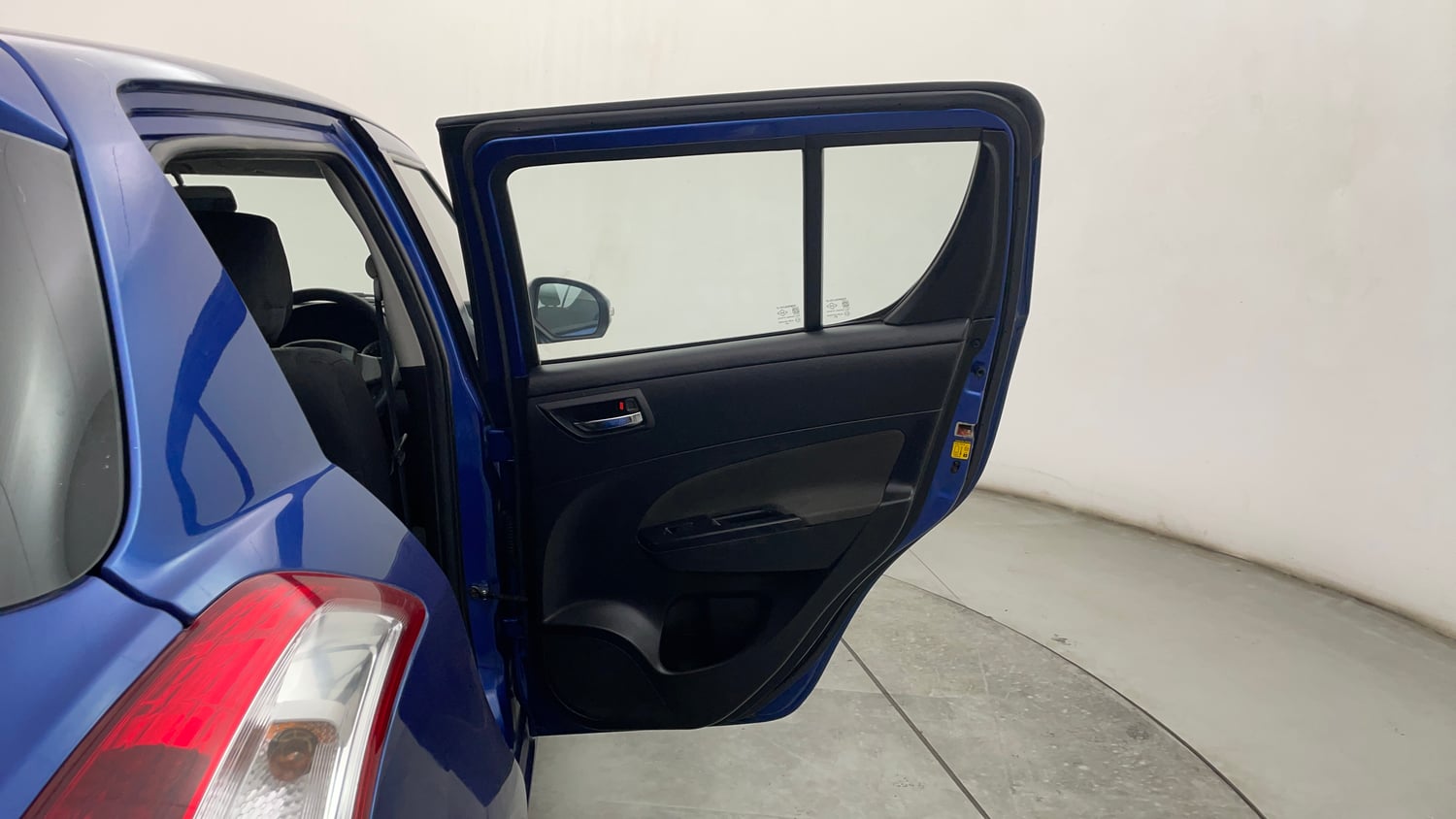 Used 2014 Maruti Suzuki Swift VXi Petrol Manual interior RIGHT REAR DOOR OPEN VIEW