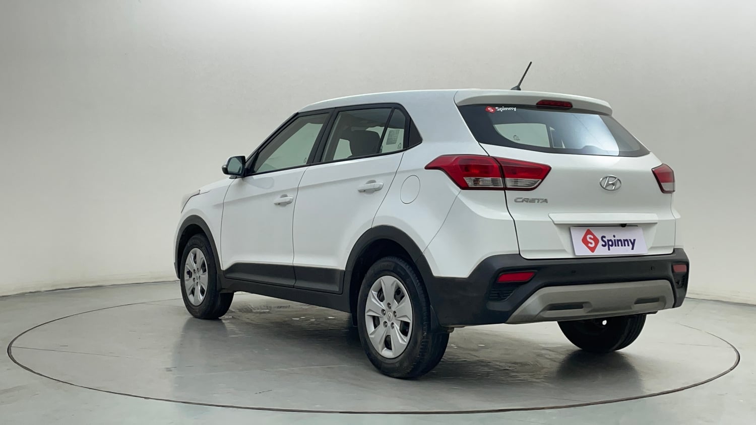 Used 2018 Hyundai Creta E Plus 1.6 Petrol Petrol Manual exterior LEFT REAR CORNER VIEW