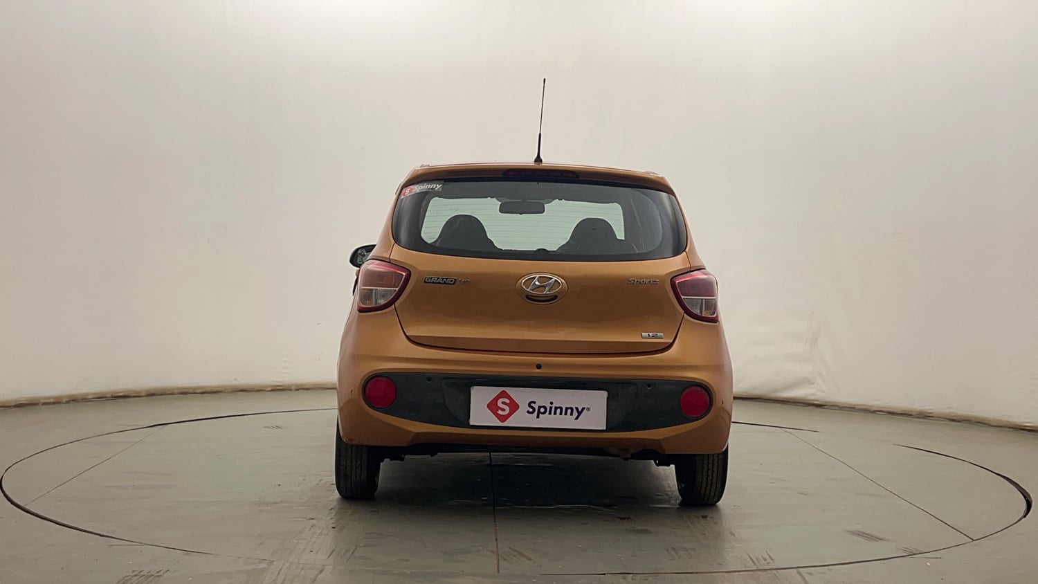 Used 2018 Hyundai Grand i10 Sportz 1.2 Kappa VTVT Petrol Manual exterior BACK VIEW