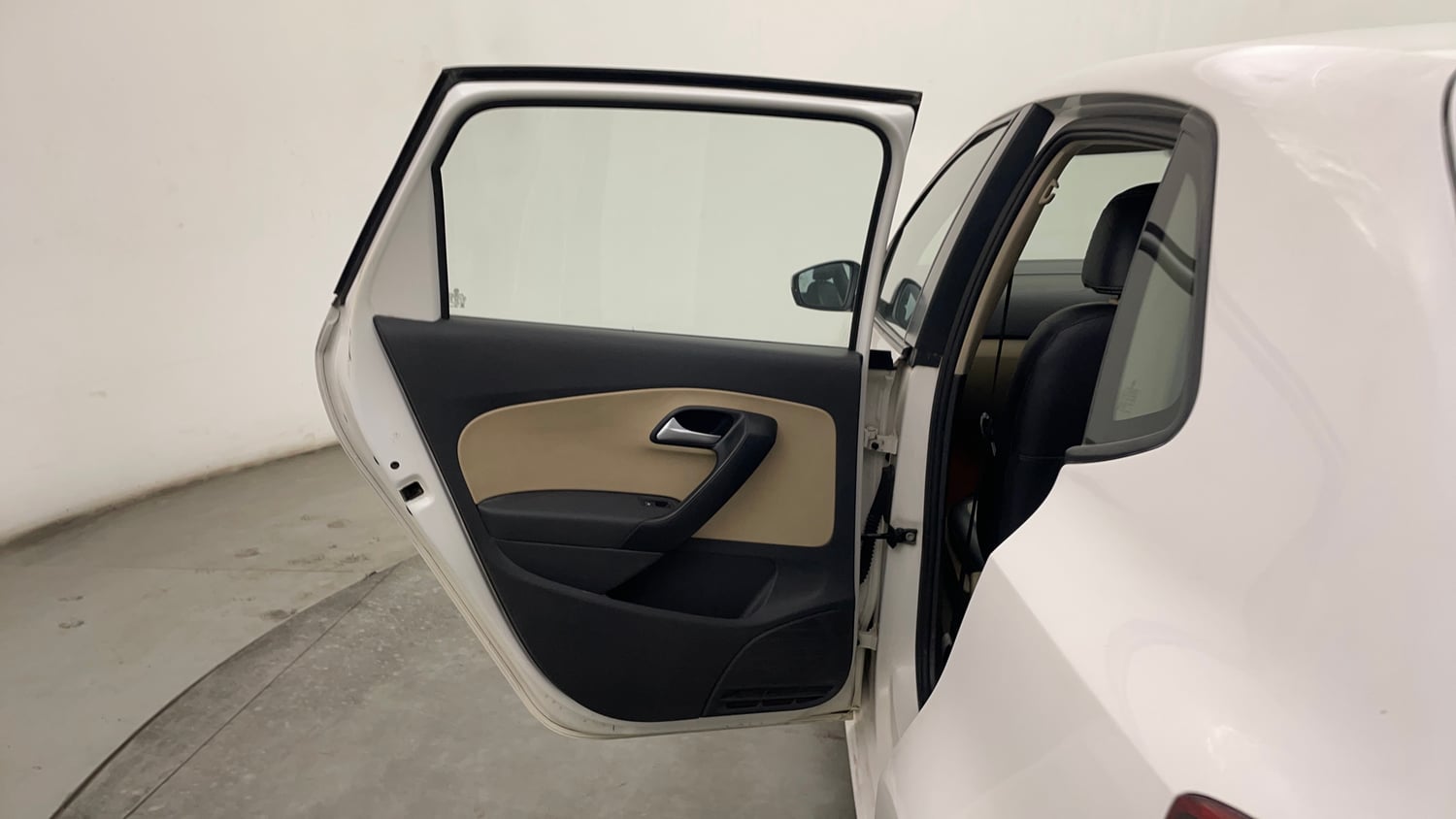 Used 2016 Volkswagen Polo Highline1.2L (P) Petrol Manual interior LEFT REAR DOOR OPEN VIEW