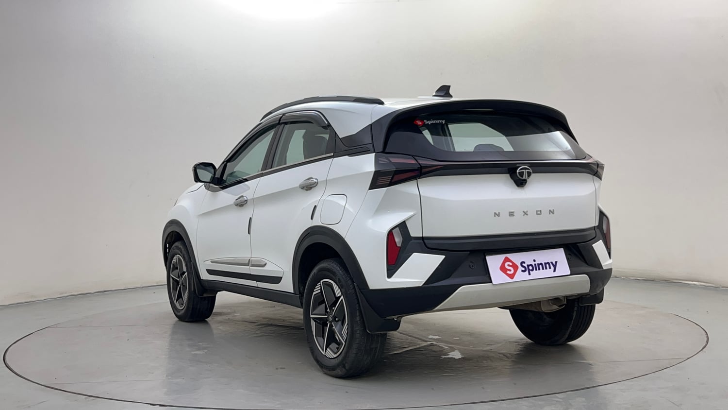 Used 2024 Tata Nexon Creative Plus S 1.2 Revotron Petrol 7DCA Petrol Automatic exterior LEFT REAR CORNER VIEW