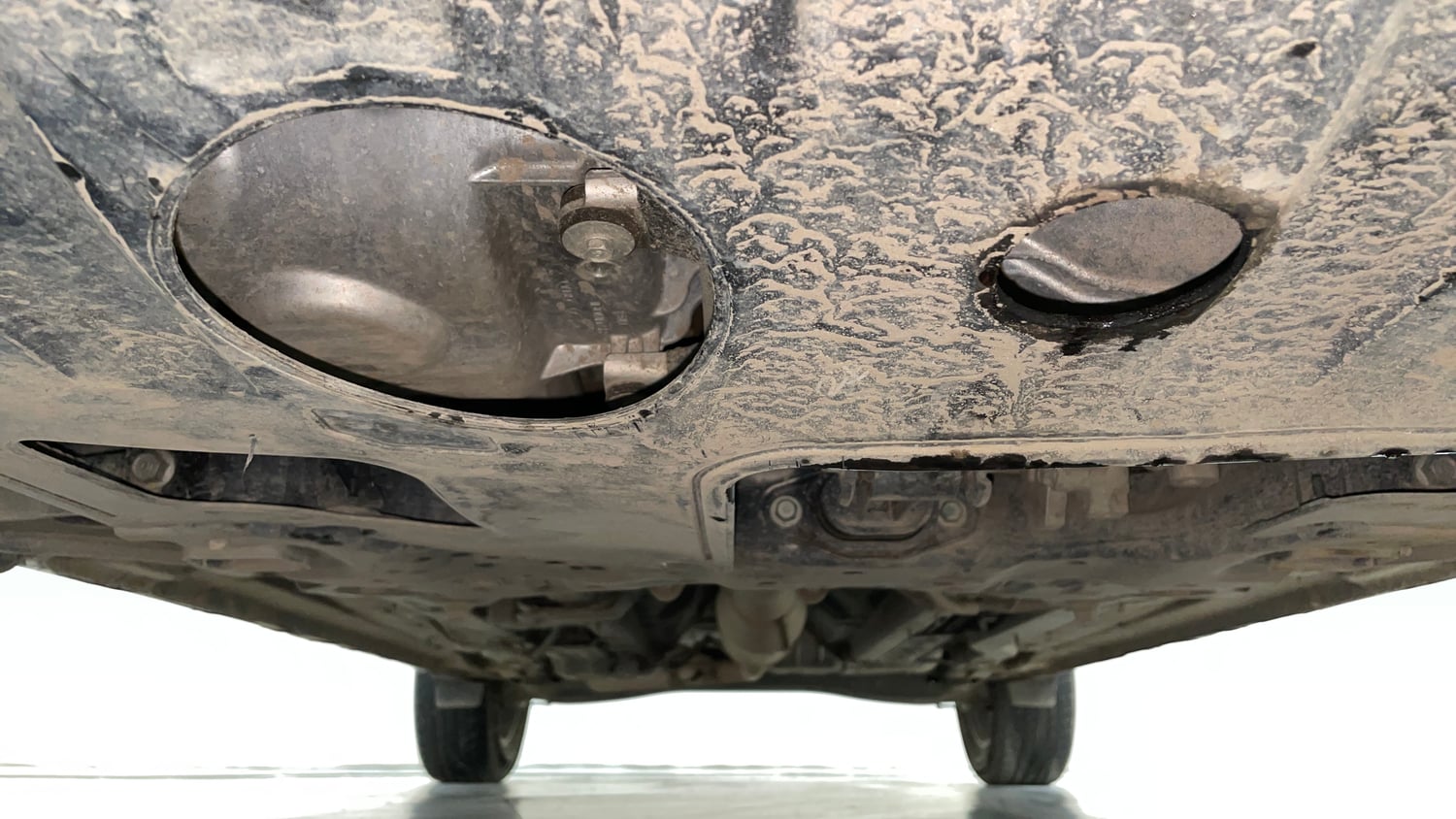 Used 2024 Hyundai Creta 1.5 CRDi Diesel AT DSL SX(O) Diesel Automatic extra FRONT LEFT UNDERBODY VIEW
