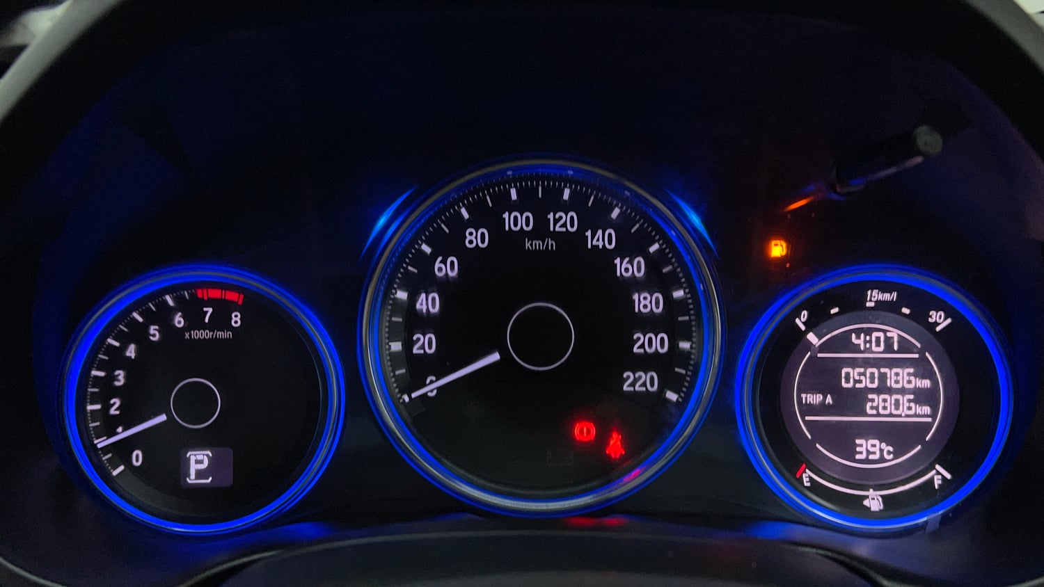 Used 2015 Honda City VX CVT Petrol Automatic interior CLUSTERMETER VIEW