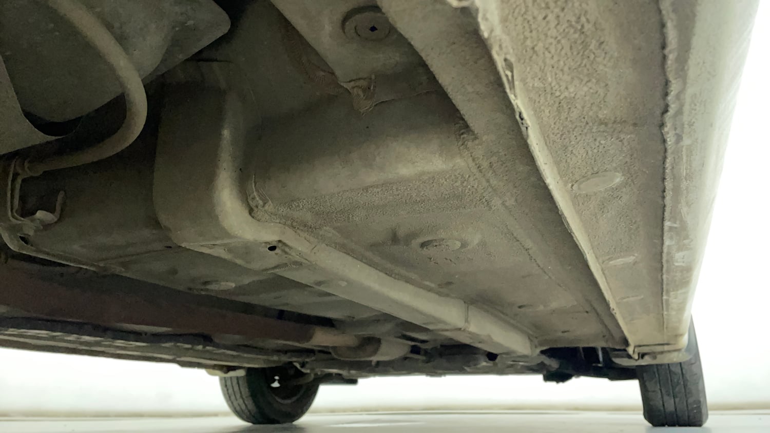 Used 2015 Hyundai Grand i10 Sportz 1.2 Kappa VTVT Petrol Manual extra REAR RIGHT UNDERBODY VIEW