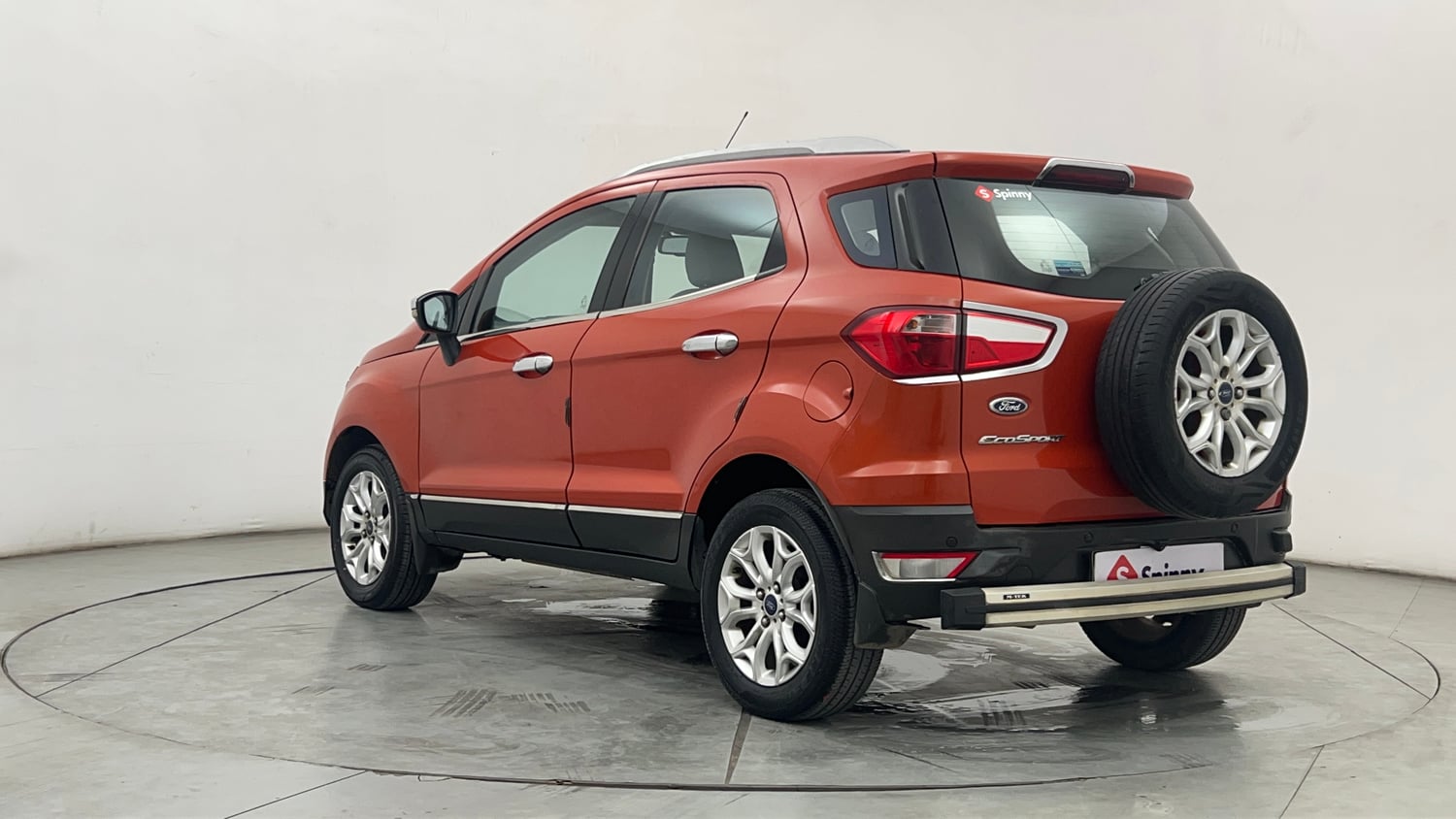 Used 2015 Ford EcoSport Titanium 1.5 Ti-VCT AT Petrol Automatic exterior LEFT REAR CORNER VIEW