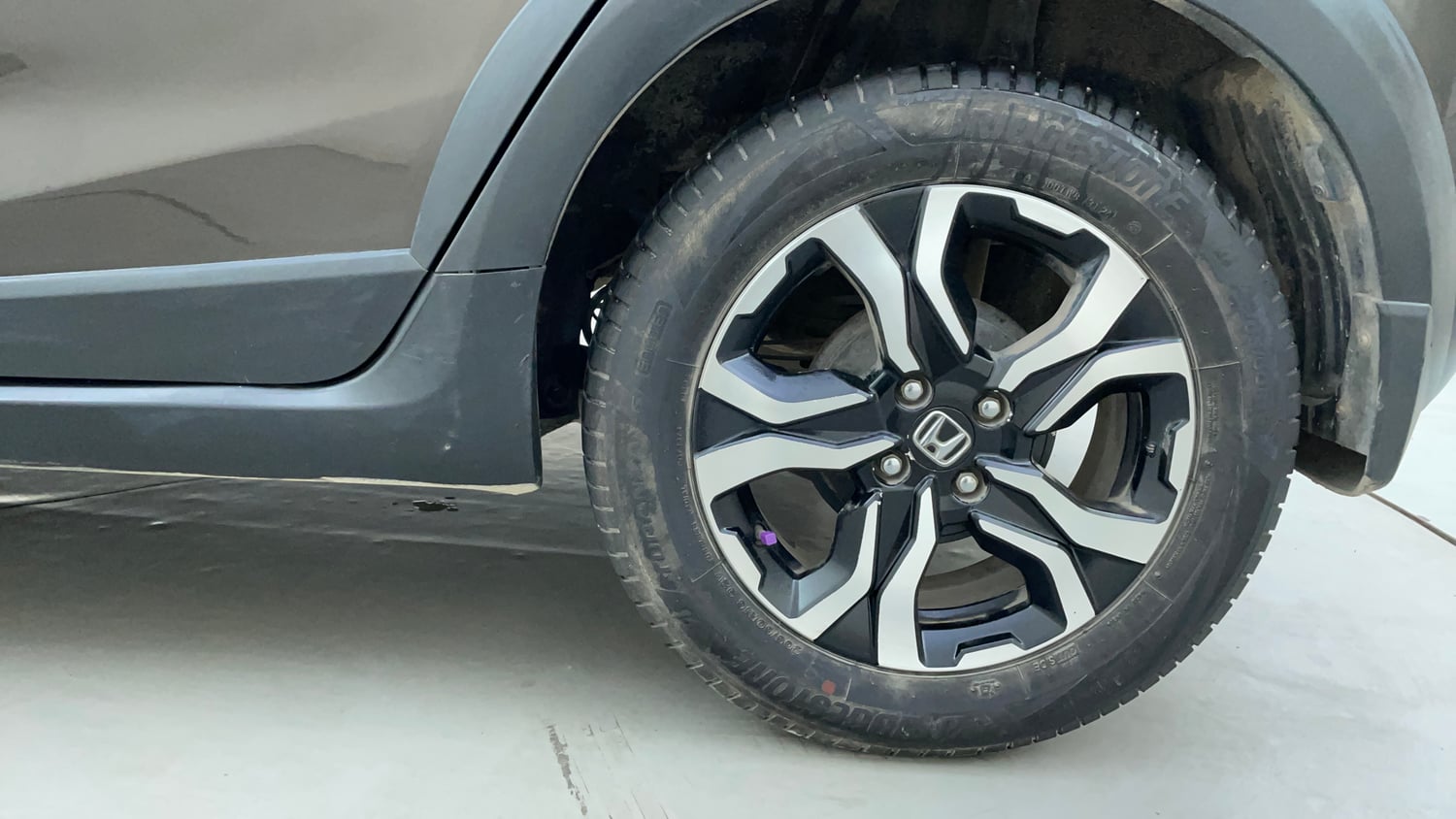 Used 2021 Honda WR-V VX MT Petrol Petrol Manual tyres LEFT REAR TYRE RIM VIEW