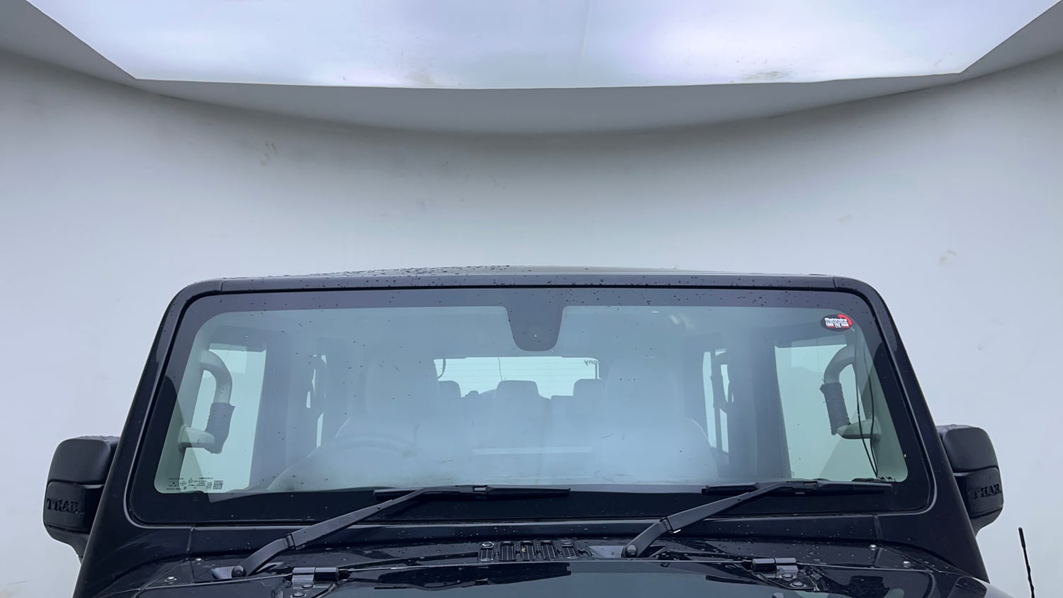 Used 2026 Mahindra Thar Roxx MX5 Petrol AT 2WD Petrol Automatic exterior FRONT WINDSHIELD VIEW