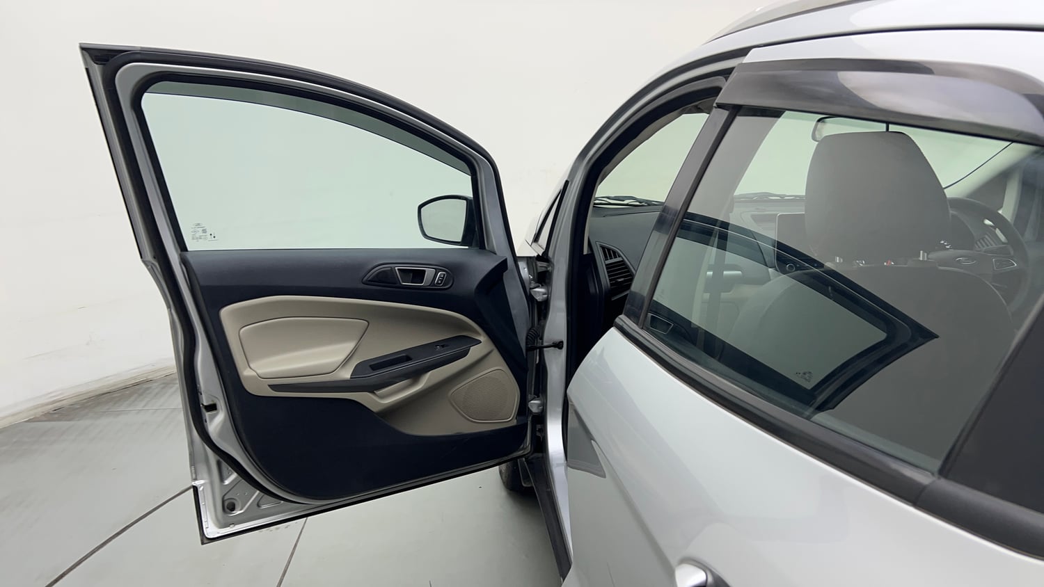 Used 2020 Ford EcoSport Titanium 1.5L Ti-VCT Petrol Manual interior LEFT FRONT DOOR OPEN VIEW