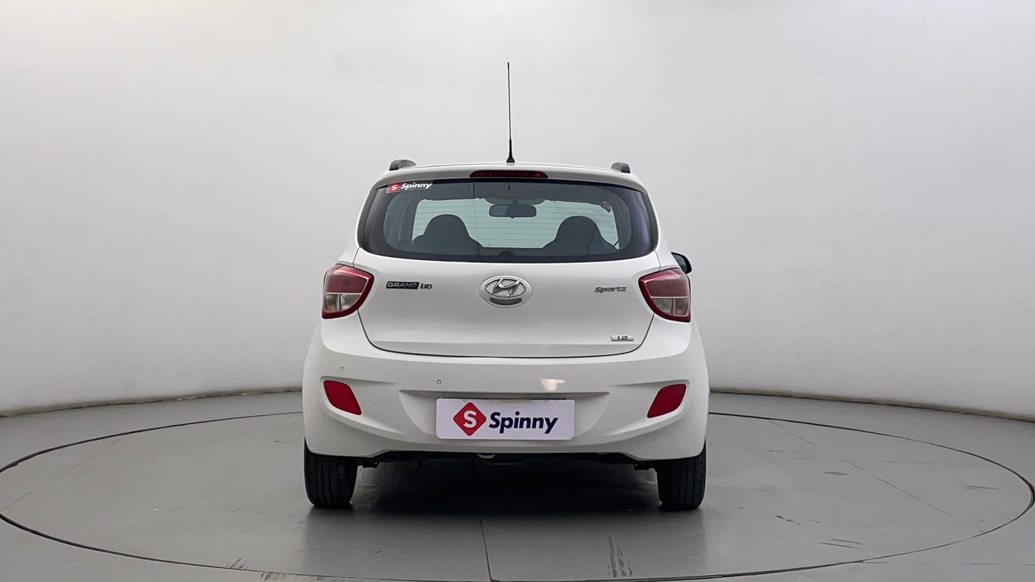 Used 2015 Hyundai Grand i10 Sportz 1.2 Kappa VTVT Petrol Manual exterior BACK VIEW