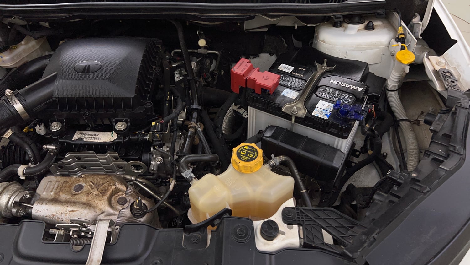 Used 2024 Tata Nexon Creative Plus S 1.2 Revotron Petrol 7DCA Petrol Automatic engine ENGINE LEFT SIDE VIEW