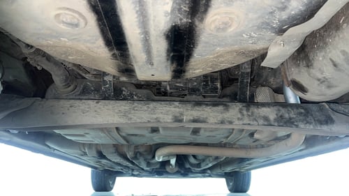 Used 2020 Hyundai Elite i20 Sportz Plus 1.2 Petrol Manual extra REAR UNDERBODY VIEW (TAKEN FROM REAR)