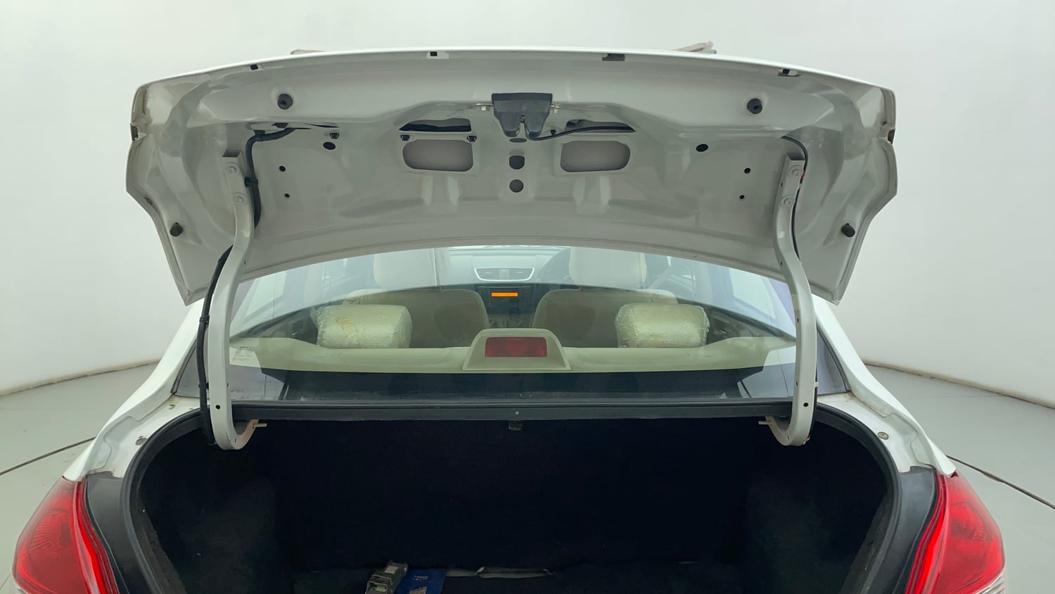 Used 2012 Maruti Suzuki Swift Dzire VXI Petrol Manual interior DICKY DOOR OPEN VIEW