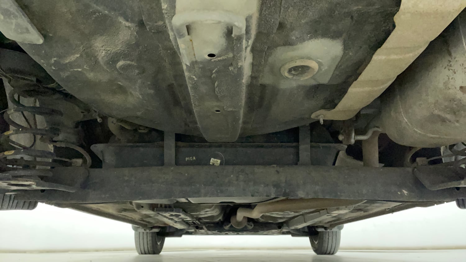 Used 2020 Hyundai Grand i10 Nios Sportz 1.2 Kappa VTVT Petrol Manual extra REAR UNDERBODY VIEW (TAKEN FROM REAR)