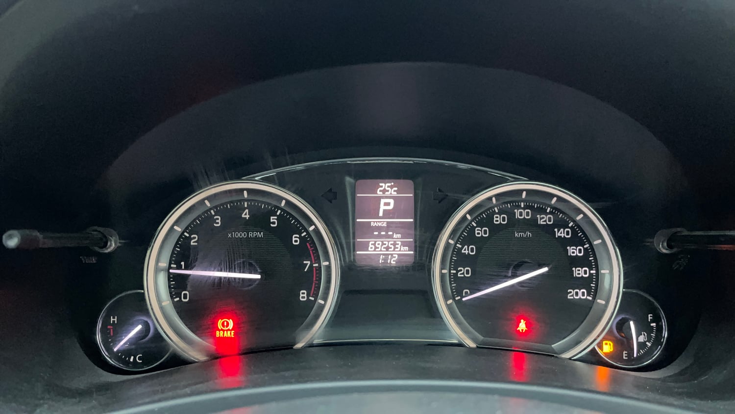 Used 2018 Maruti Suzuki Ciaz Alpha 1.4 AT Petrol Automatic interior CLUSTERMETER VIEW