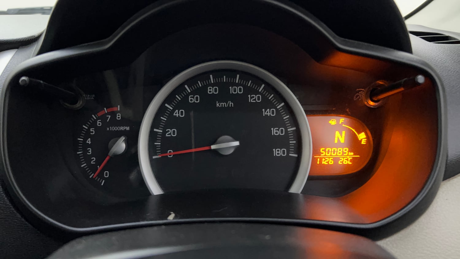 Used 2015 Maruti Suzuki Celerio VXi AMT Petrol Automatic interior CLUSTERMETER VIEW