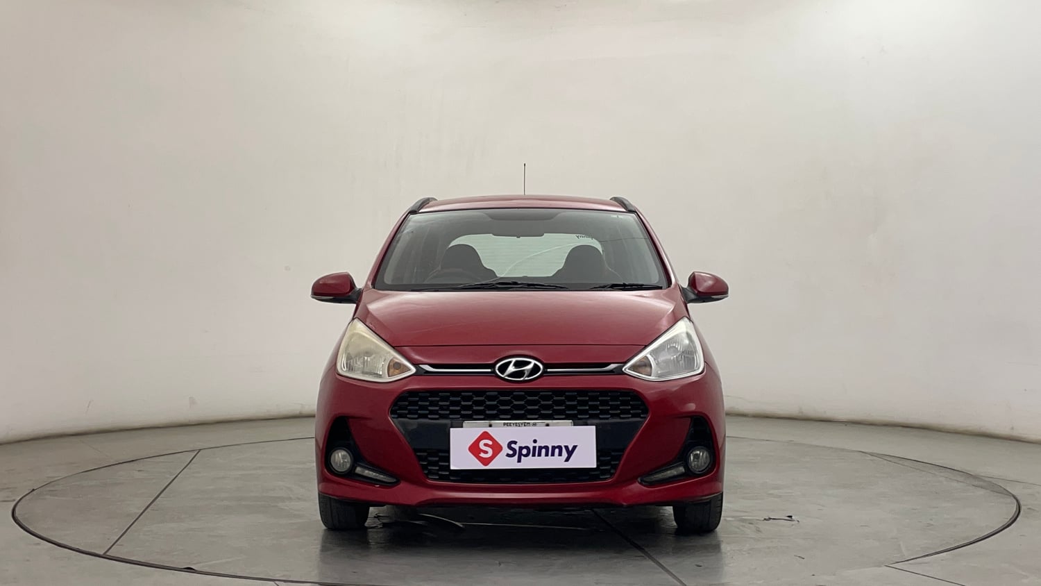Used 2017 Hyundai Grand i10 Sportz (O) AT 1.2 Kappa VTVT Petrol Automatic exterior FRONT VIEW