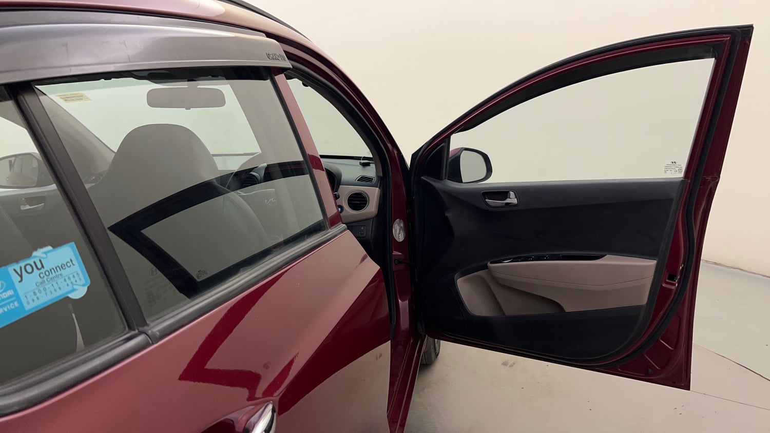 Used 2015 Hyundai Grand i10 Asta 1.1 CRDi (O) Diesel Manual interior RIGHT FRONT DOOR OPEN VIEW