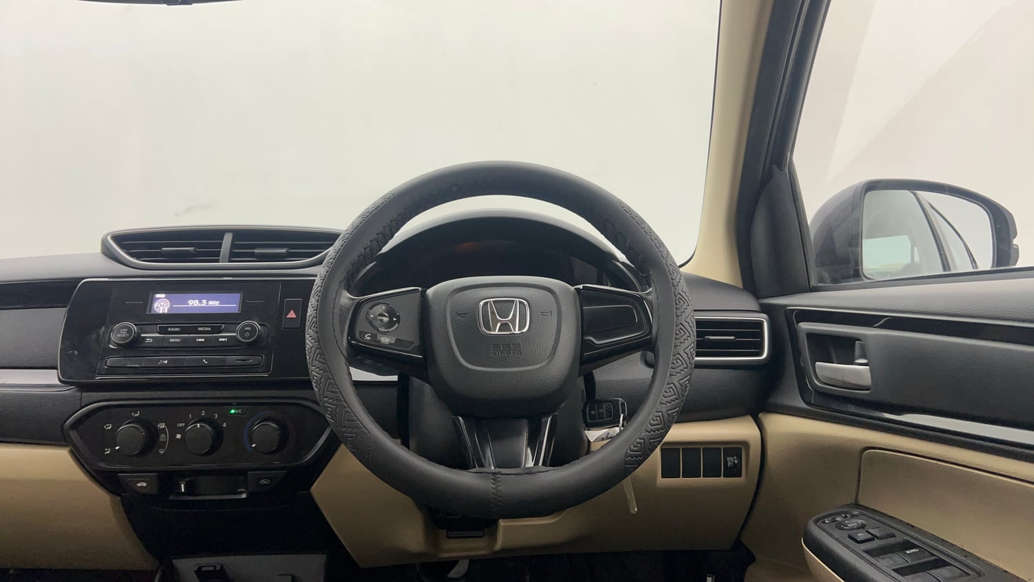 Used 2019 Honda Amaze 1.2 S MT Petrol Petrol Manual interior STEERING VIEW