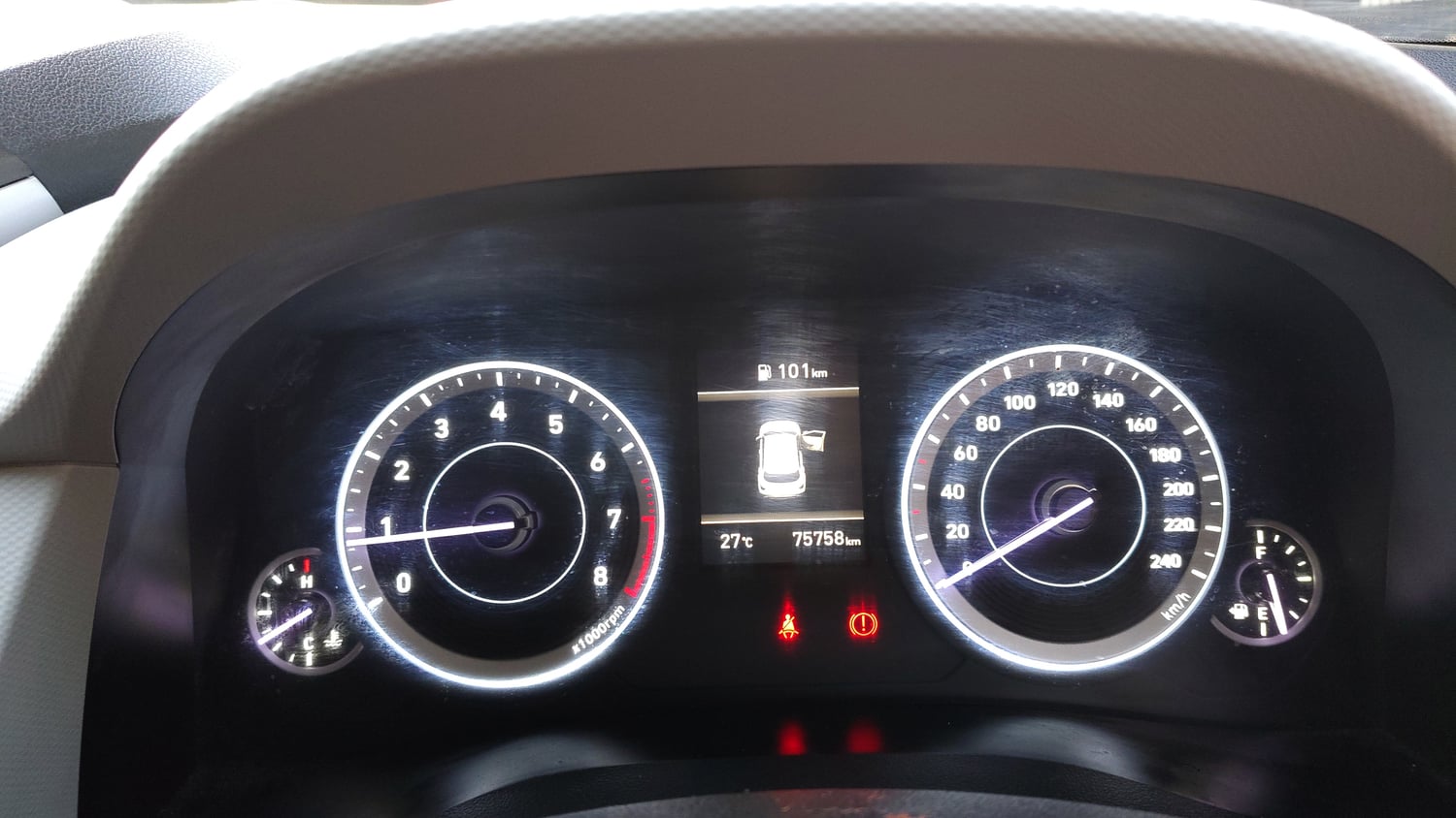 Used 2022 Hyundai Creta SX 1.5 Petrol Petrol Manual interior CLUSTERMETER VIEW