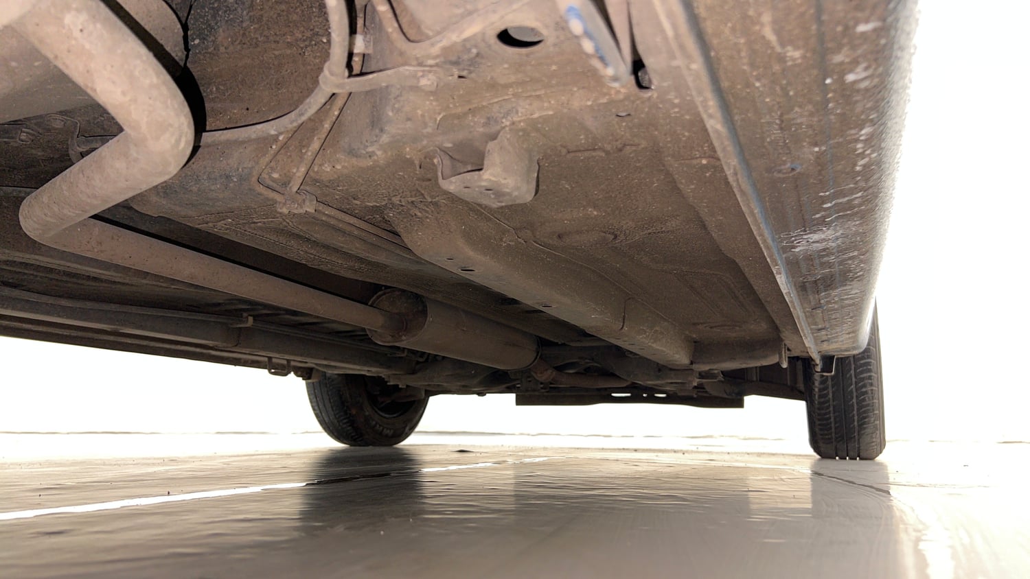 Used 2015 Maruti Suzuki Celerio VXi AMT Petrol Automatic extra REAR RIGHT UNDERBODY VIEW
