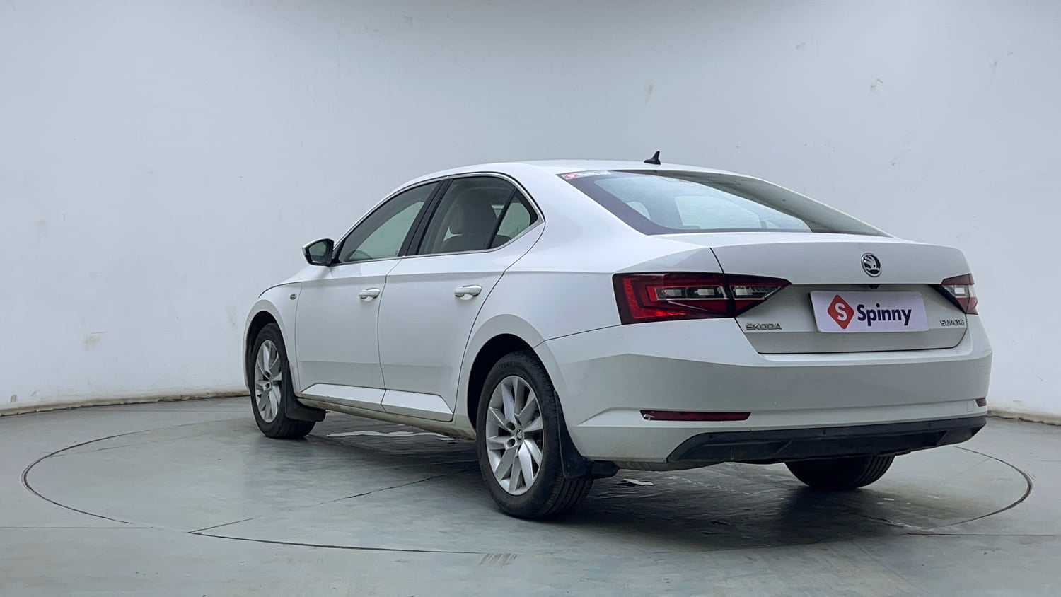 Used 2020 Skoda Superb L&K TSI AT Petrol Automatic exterior LEFT REAR CORNER VIEW