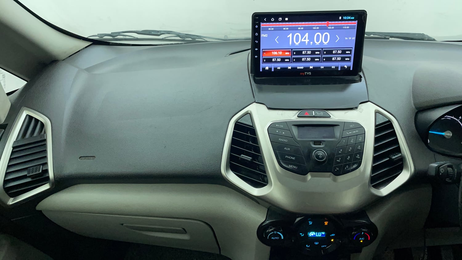 Used 2016 Ford EcoSport Trend 1.5L TDCi Diesel Manual interior MUSIC SYSTEM & AC CONTROL VIEW