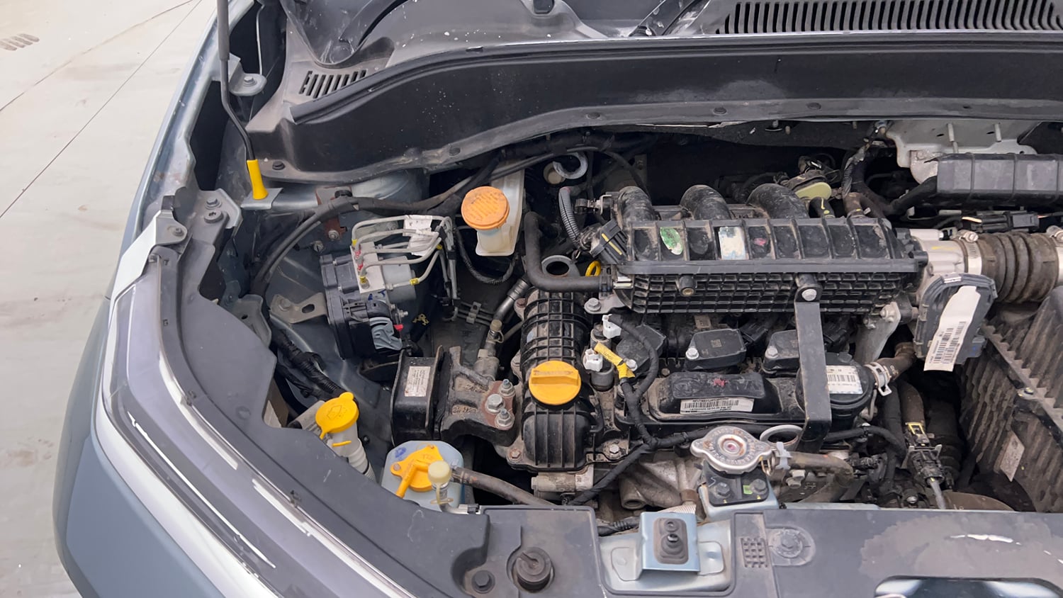 Used 2023 Tata Punch Creative Dual Tone AMT Petrol Automatic engine ENGINE RIGHT SIDE VIEW