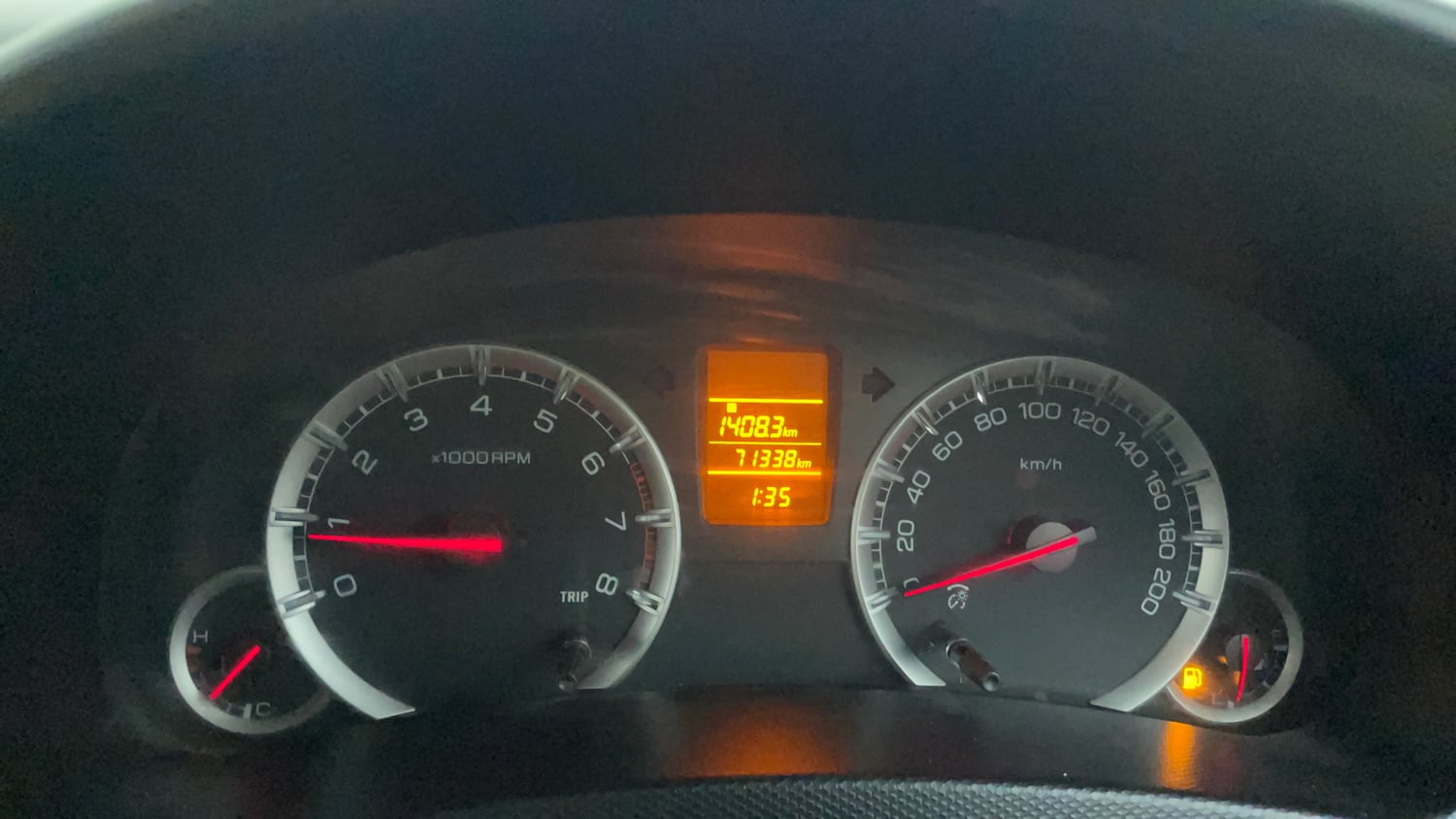 Used 2012 Maruti Suzuki Swift Dzire VXI Petrol Manual interior CLUSTERMETER VIEW