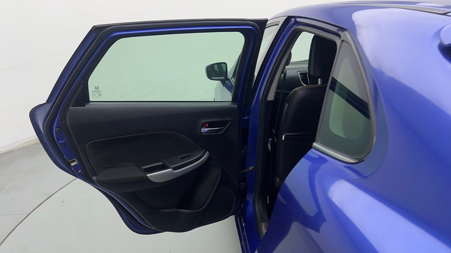 Used 2017 Maruti Suzuki Baleno Alpha 1.2 Petrol Manual interior LEFT REAR DOOR OPEN VIEW