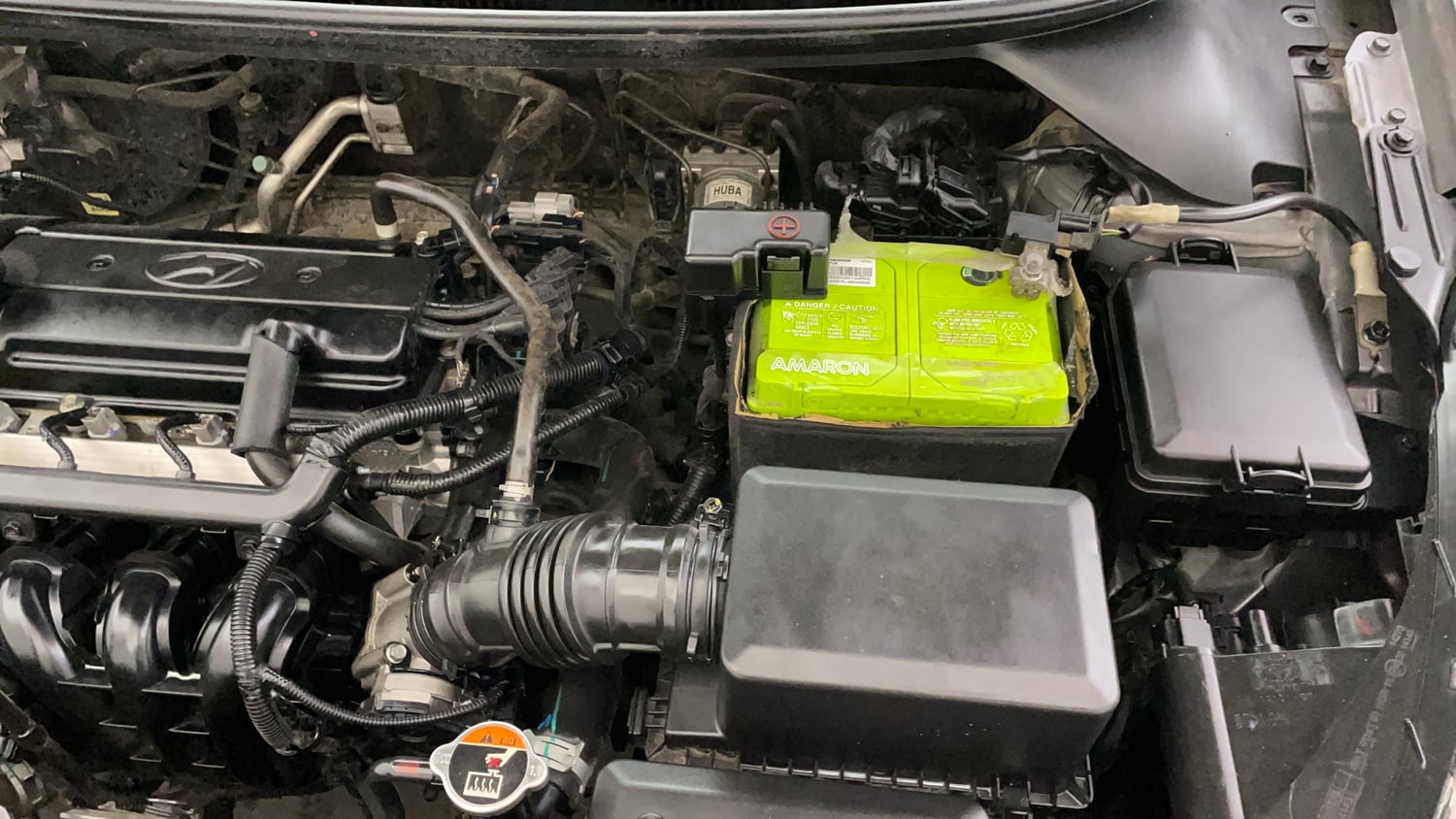 Used 2017 Hyundai Elite i20 Sportz 1.2 Petrol Manual engine ENGINE LEFT SIDE VIEW
