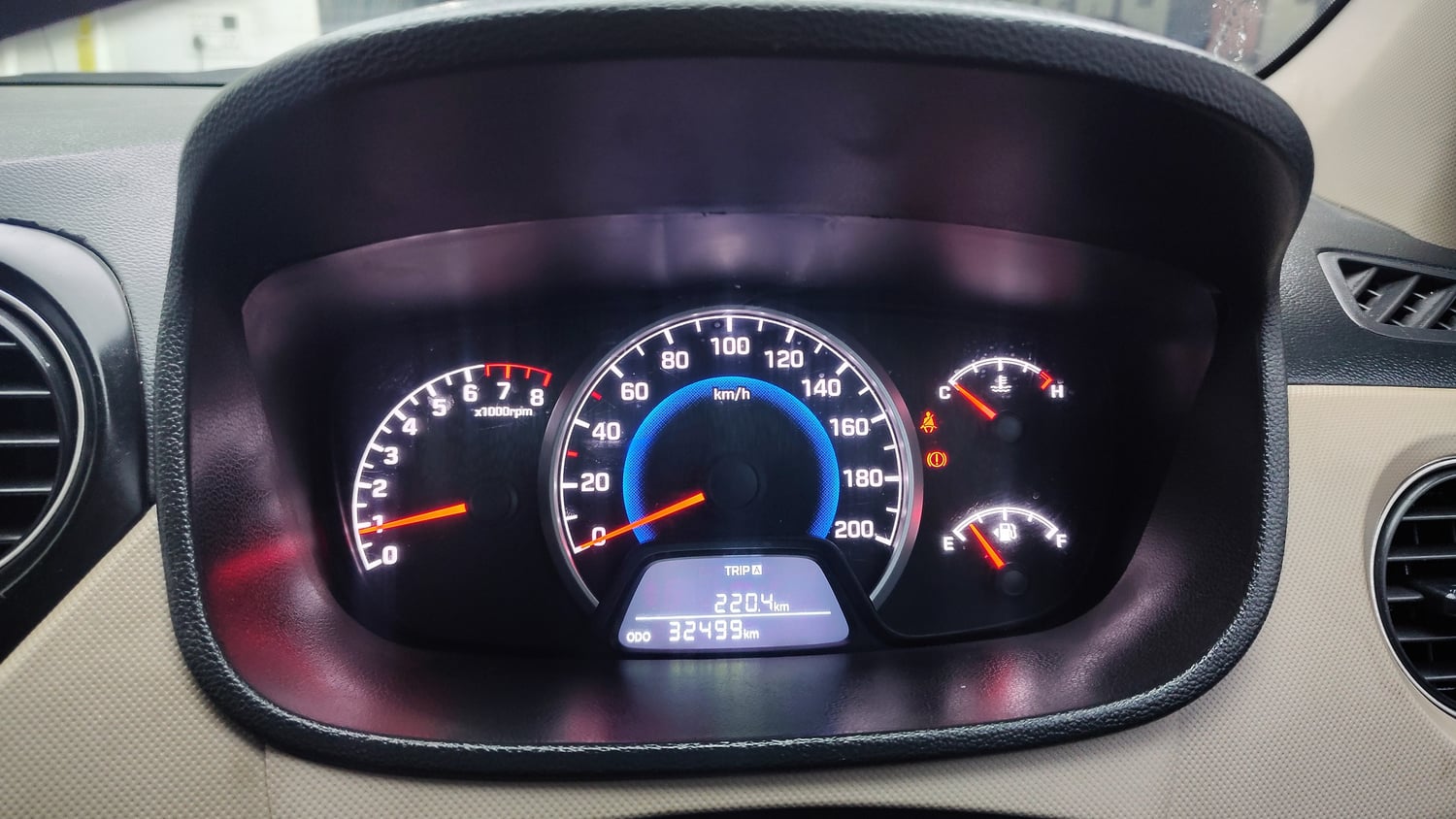 Used 2020 Hyundai Grand i10 Sportz 1.2 Kappa VTVT Petrol Manual interior CLUSTERMETER VIEW