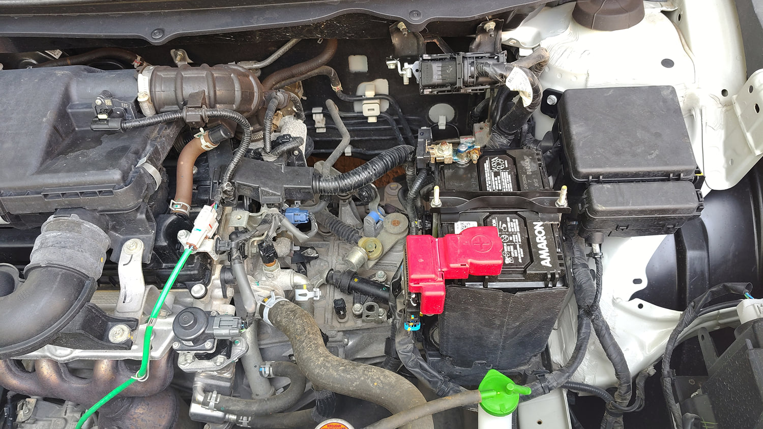 Used 2024 Toyota Glanza V Petrol Manual engine ENGINE LEFT SIDE VIEW