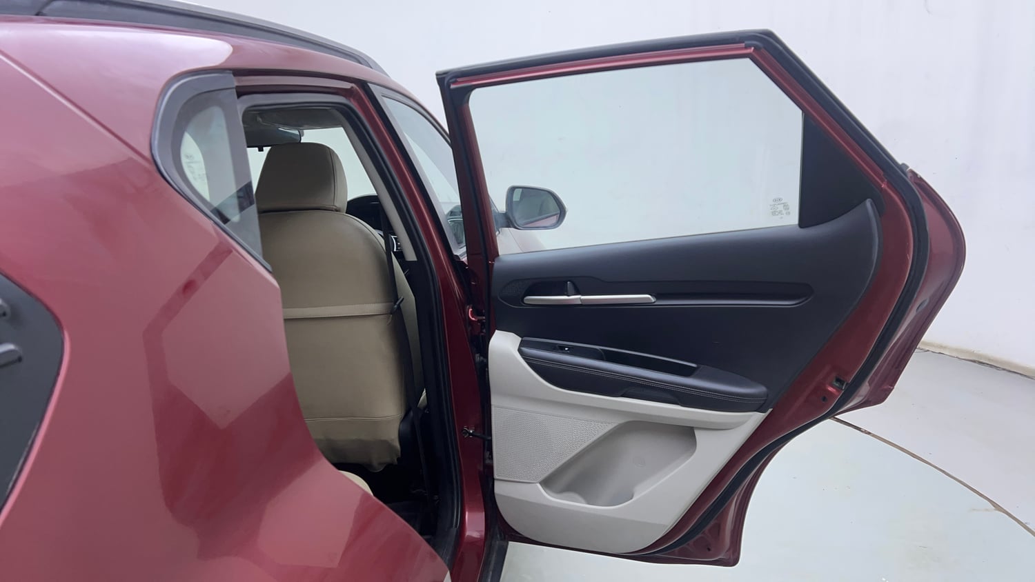 Used 2021 Kia Sonet HTX 1.5 Diesel Manual interior RIGHT REAR DOOR OPEN VIEW