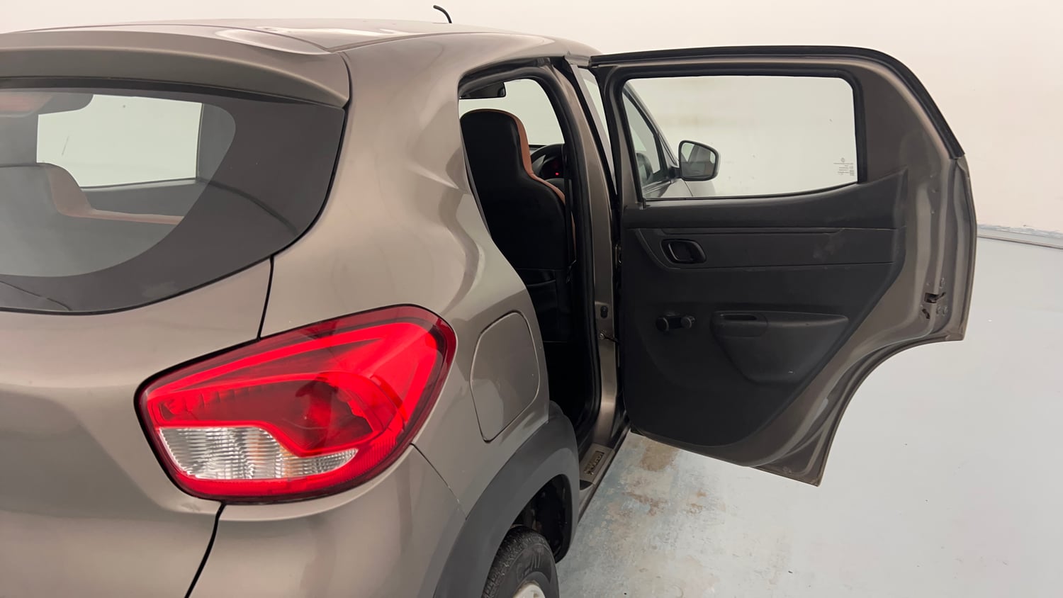 Used 2017 Renault Kwid 1.0 RXT AMT Petrol Automatic interior RIGHT REAR DOOR OPEN VIEW
