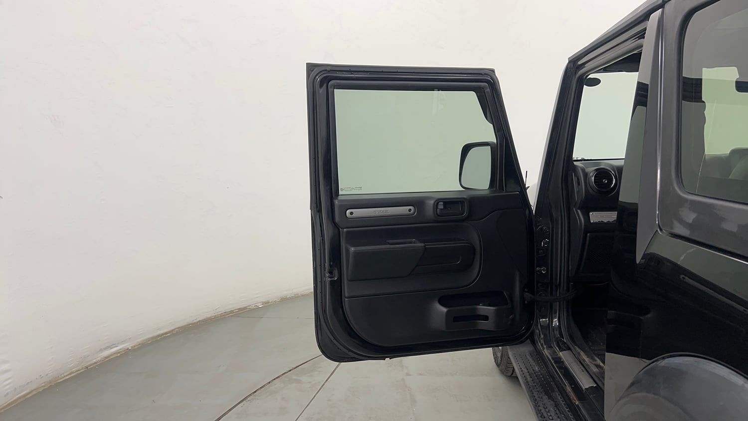 Used 2022 mahindra Thar LX Hard Top Petrol MT 4WD Petrol Manual interior LEFT FRONT DOOR OPEN VIEW
