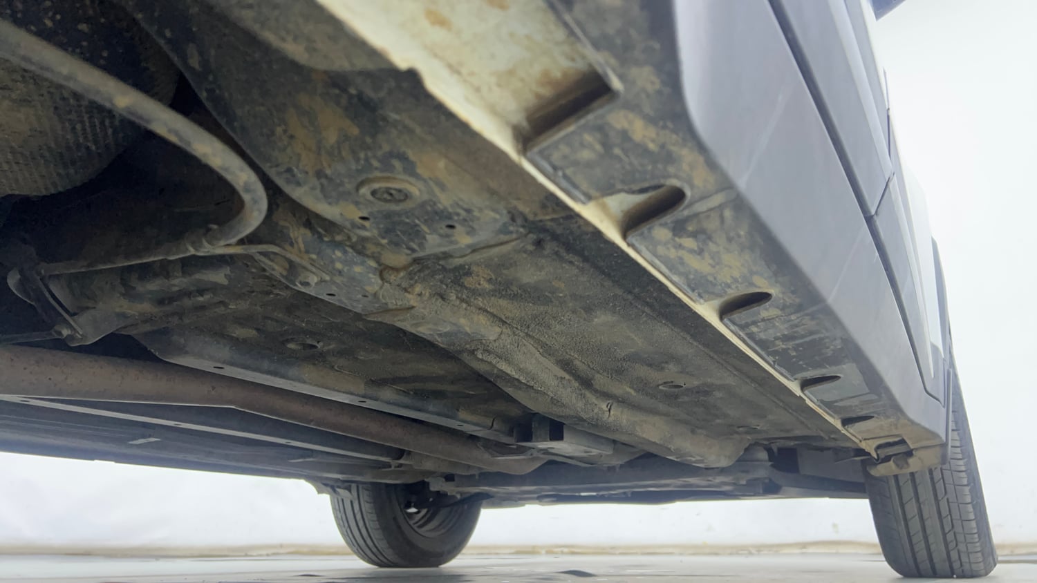 Used 2021 Kia Sonet HTX 1.5 Diesel Manual extra REAR RIGHT UNDERBODY VIEW