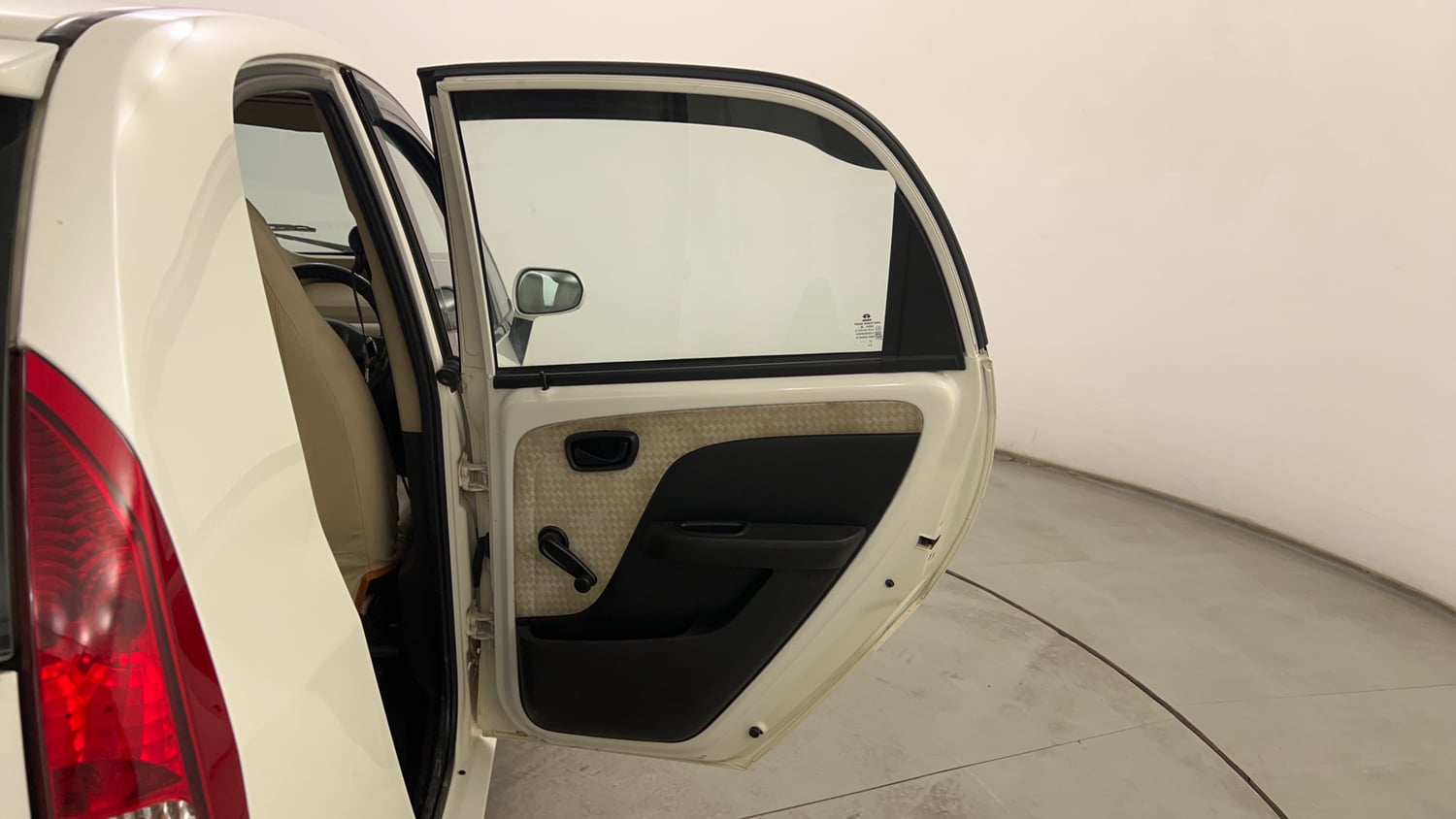 Used 2015 Tata Nano Twist XT Petrol Manual interior RIGHT REAR DOOR OPEN VIEW
