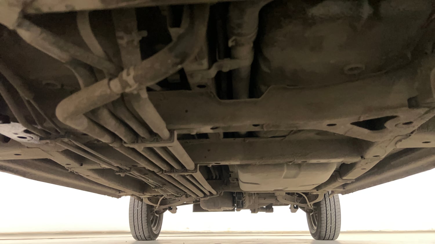 Used 2015 Tata Nano Twist XT Petrol Manual extra FRONT LEFT UNDERBODY VIEW