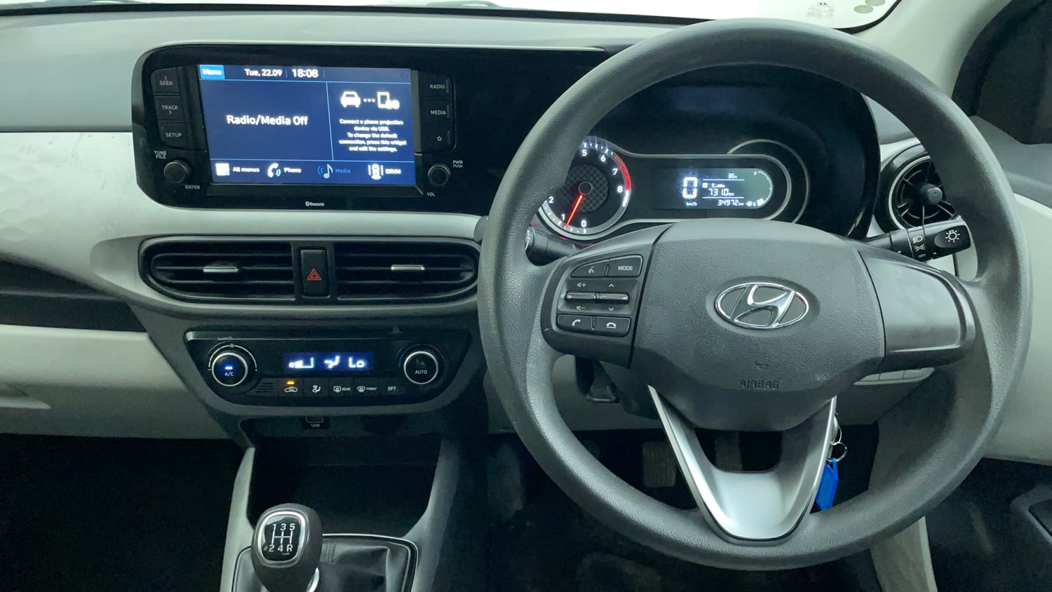 Used 2020 Hyundai Grand i10 Nios Sportz 1.2 Kappa VTVT Petrol Manual interior STEERING VIEW