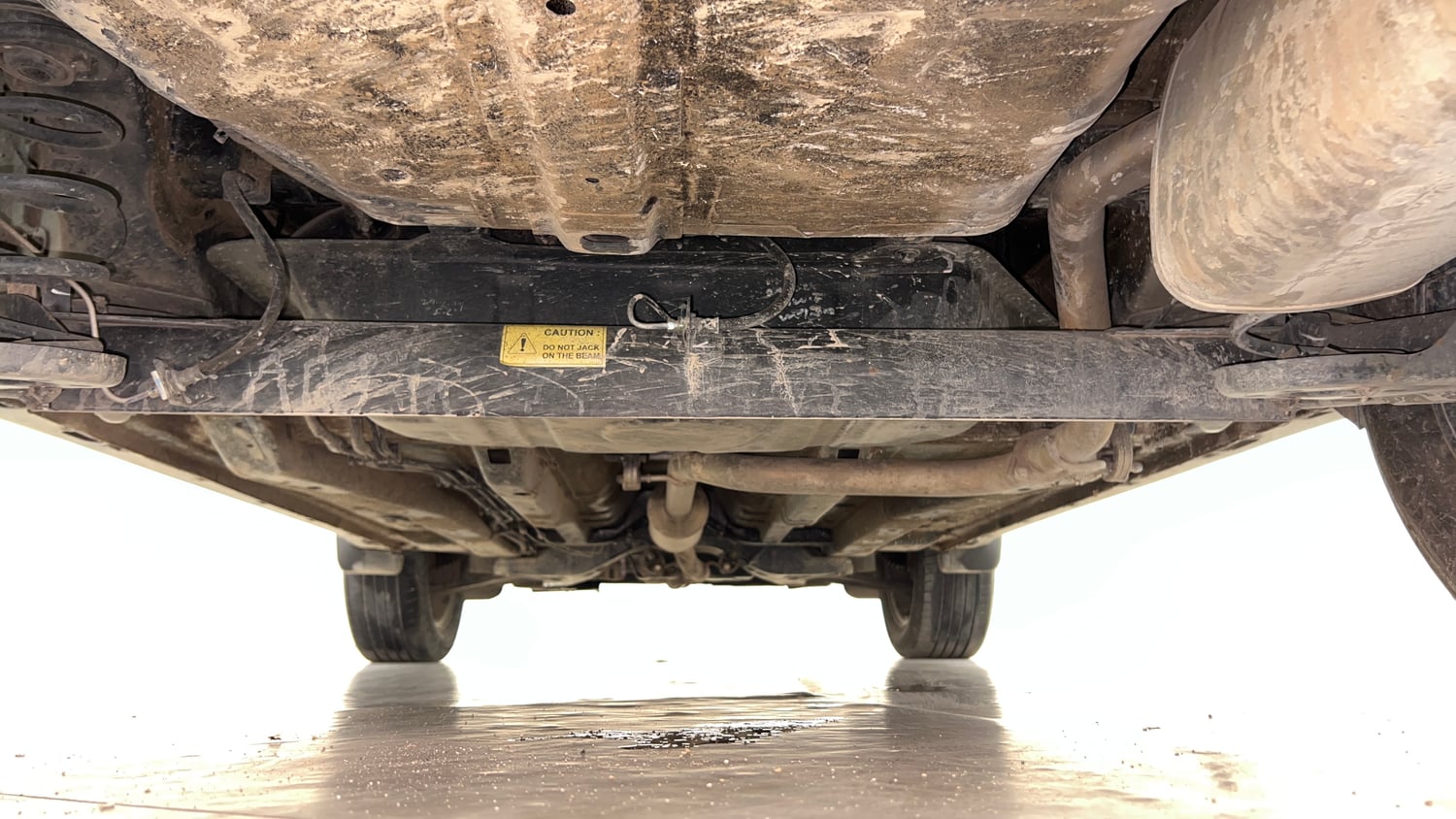 Used 2024 Tata Nexon Creative Plus S 1.2 Revotron Petrol 7DCA Petrol Automatic extra REAR UNDERBODY VIEW (TAKEN FROM REAR)