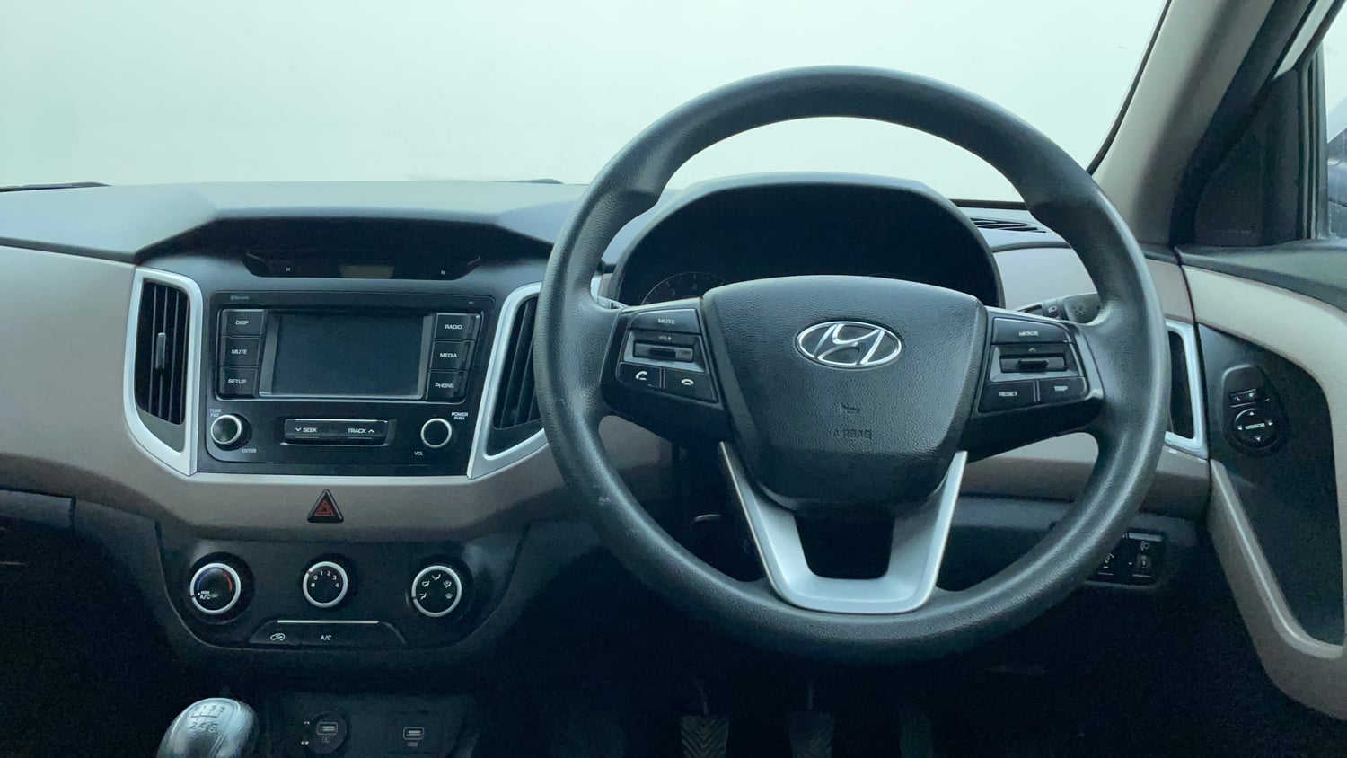 Used 2018 Hyundai Creta E Plus 1.6 Petrol Petrol Manual interior STEERING VIEW
