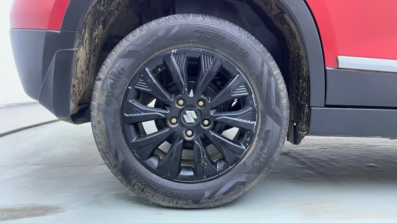 Used 2021 Maruti Suzuki Vitara Brezza ZXi AT SHVS Petrol Automatic tyres RIGHT REAR TYRE RIM VIEW