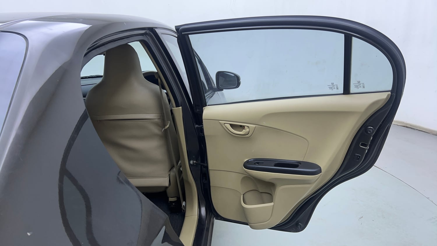 Used 2017 Honda Amaze 1.2 S i-VTEC Petrol Manual interior RIGHT REAR DOOR OPEN VIEW